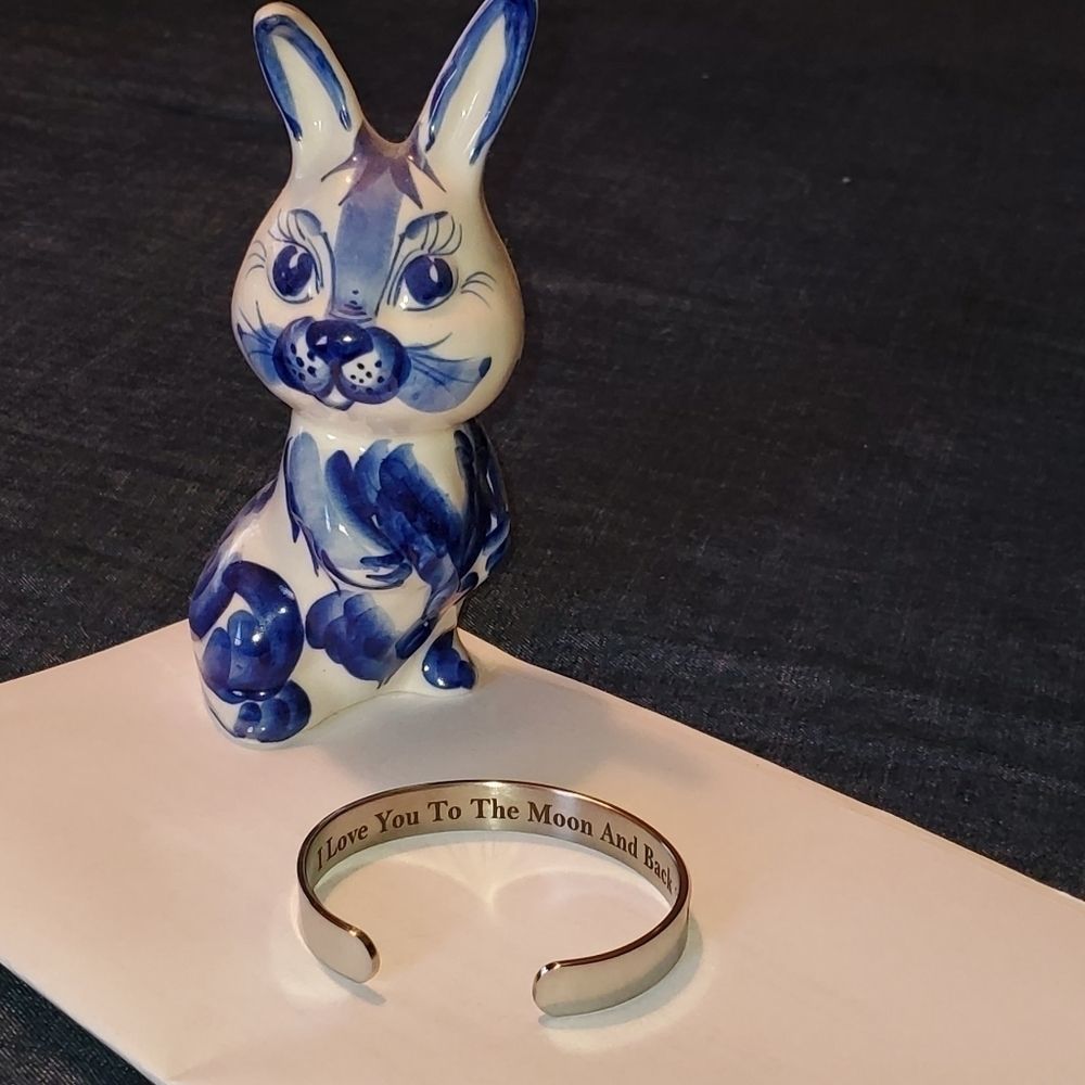 "I Love You To The Moon And Back" Bracelet - SS